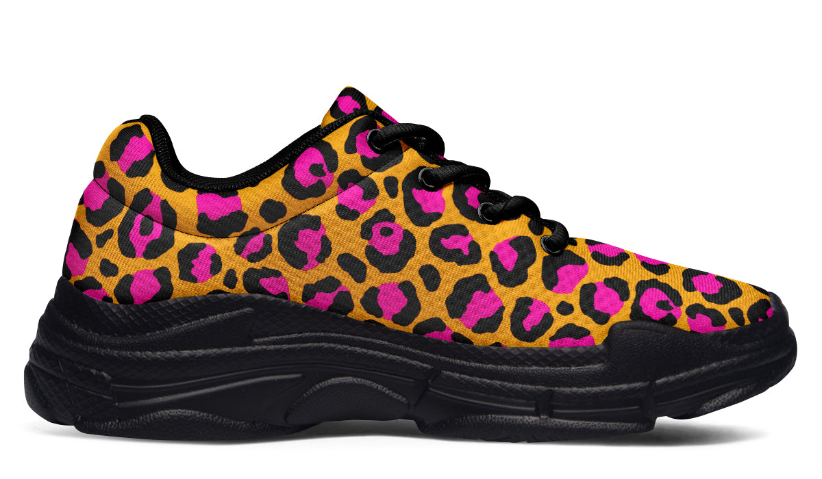 Neon Safari Chunky Sneakers