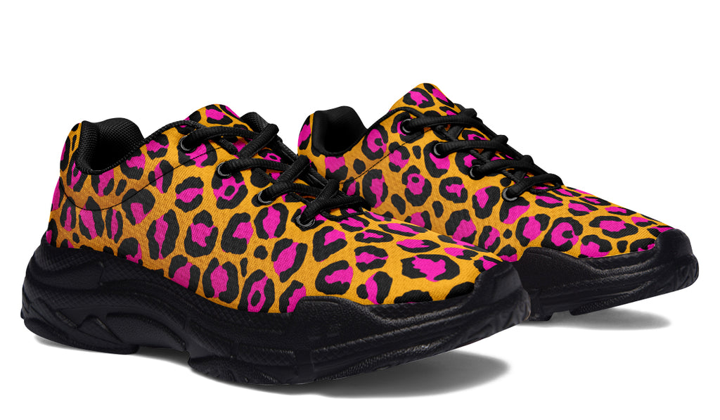 Neon Safari Chunky Sneakers