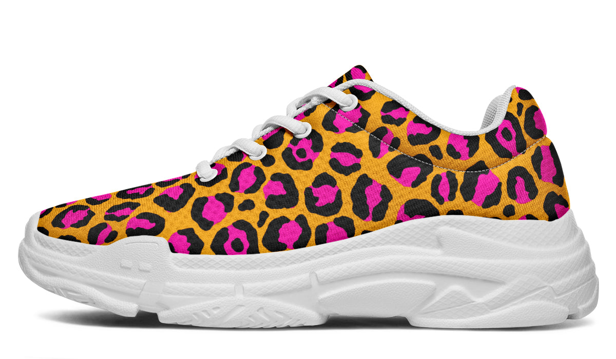 Neon Safari Chunky Sneakers
