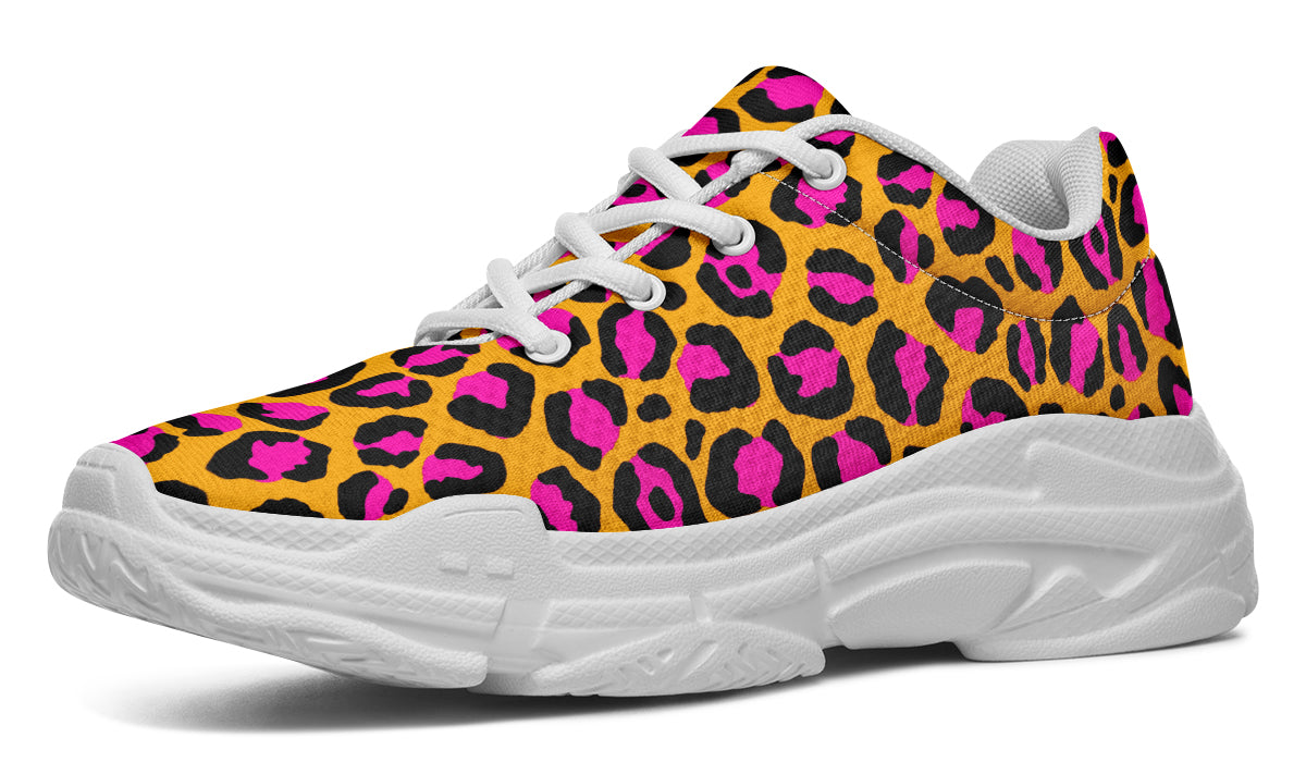 Neon Safari Chunky Sneakers