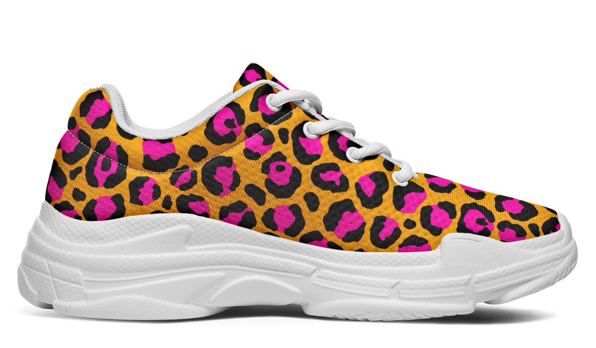 Neon Safari Chunky Sneakers