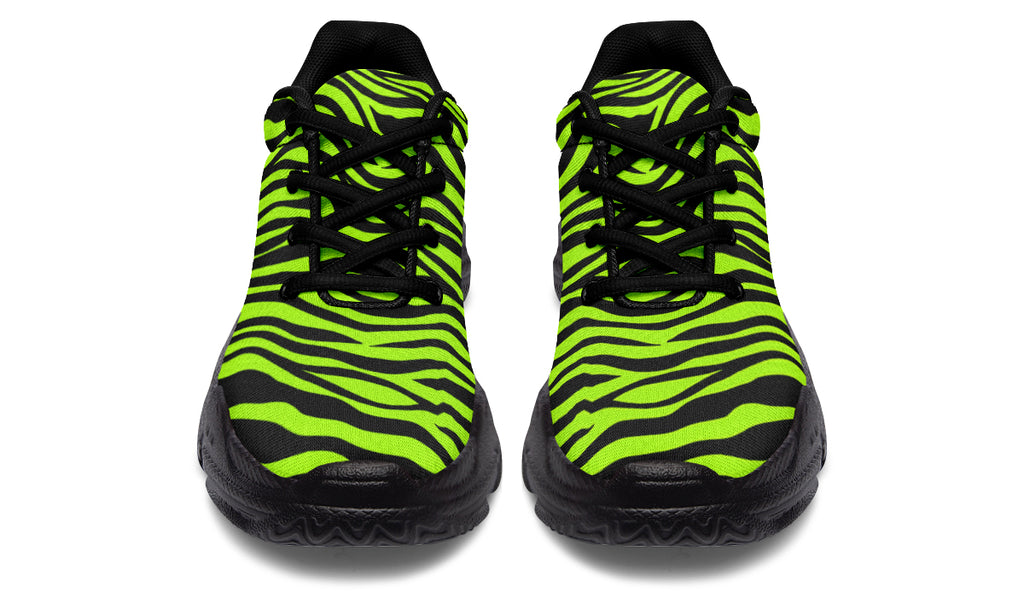 Neon Zebra Chunky Sneakers - Offbeat Sweetie
