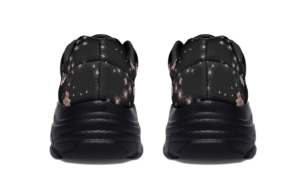 Night Garden Chunky Sneakers - Offbeat Sweetie