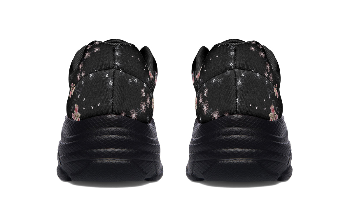 Night Garden Chunky Sneakers - Offbeat Sweetie