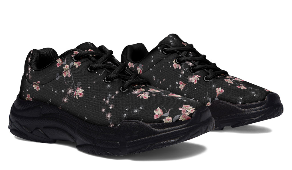 Night Garden Chunky Sneakers - Offbeat Sweetie