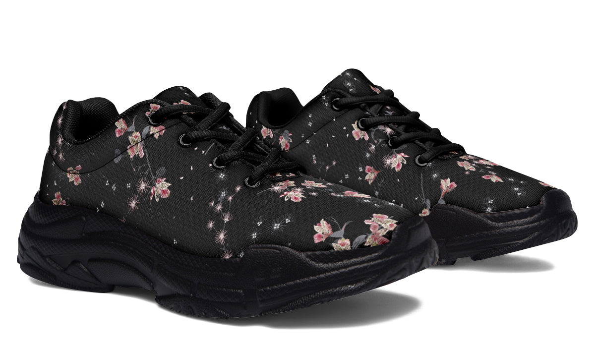 Night Garden Chunky Sneakers - Offbeat Sweetie