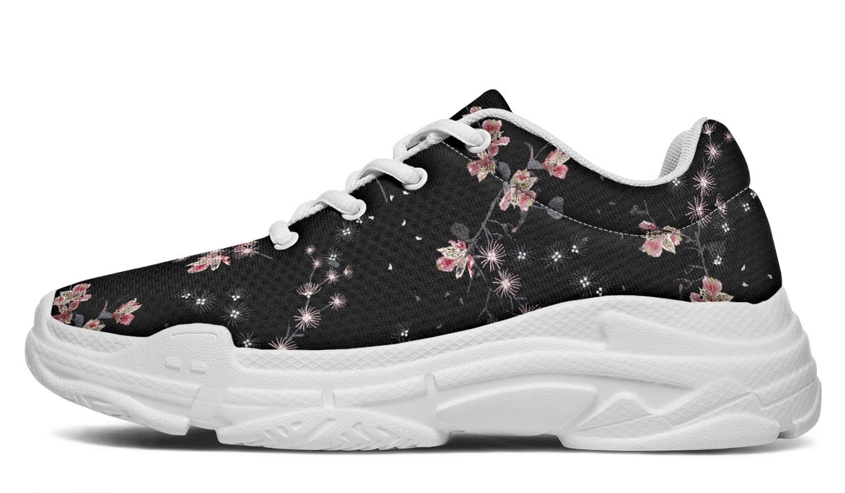 Night Garden Chunky Sneakers - Offbeat Sweetie