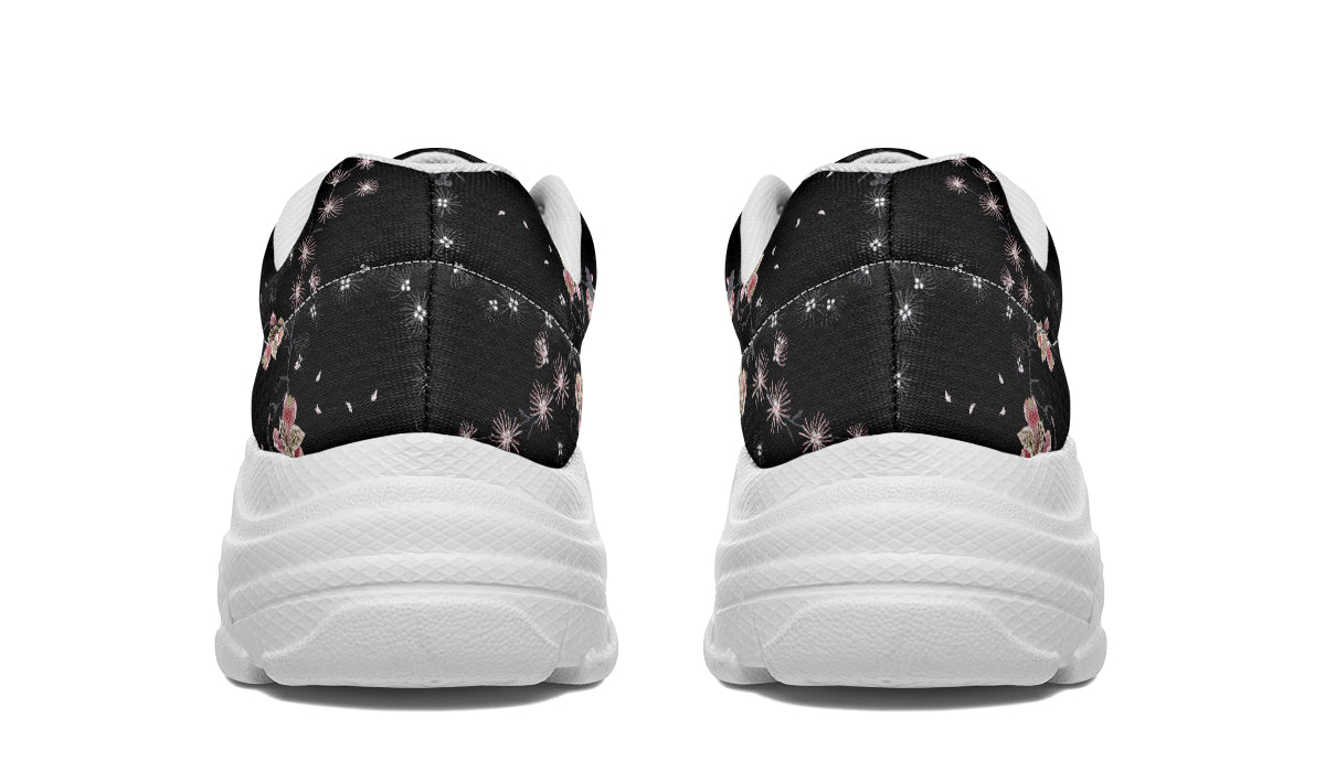 Night Garden Chunky Sneakers - Offbeat Sweetie