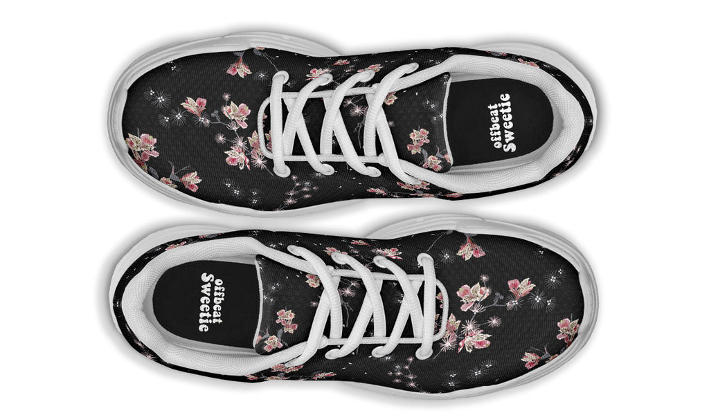 Night Garden Chunky Sneakers - Offbeat Sweetie