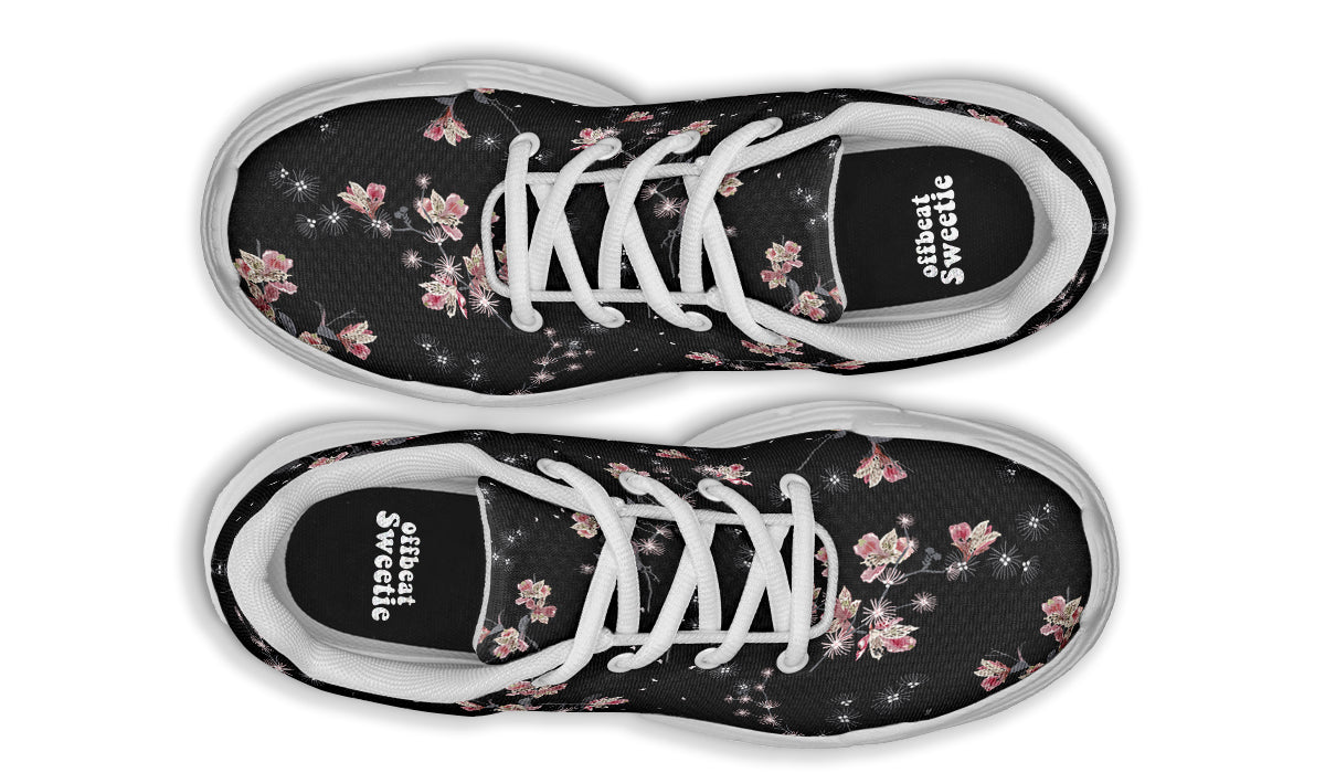 Night Garden Chunky Sneakers - Offbeat Sweetie