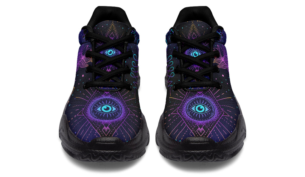 Oracle's Eye Chunky Sneakers - Offbeat Sweetie