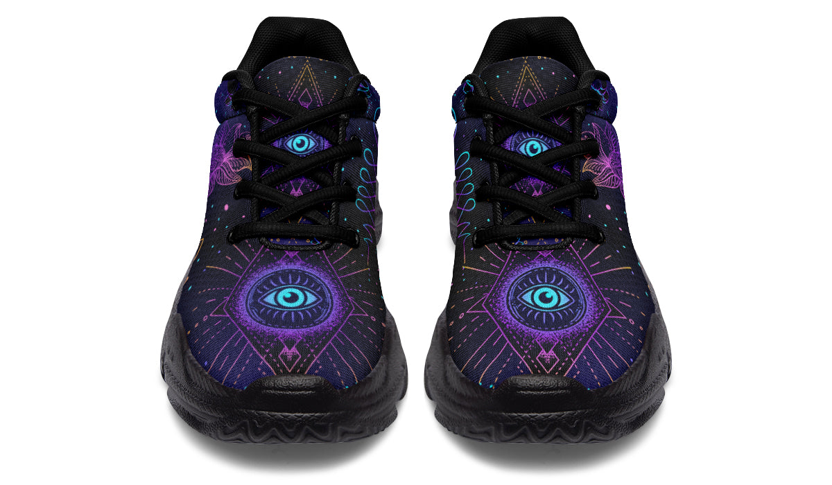 Oracle's Eye Chunky Sneakers - Offbeat Sweetie