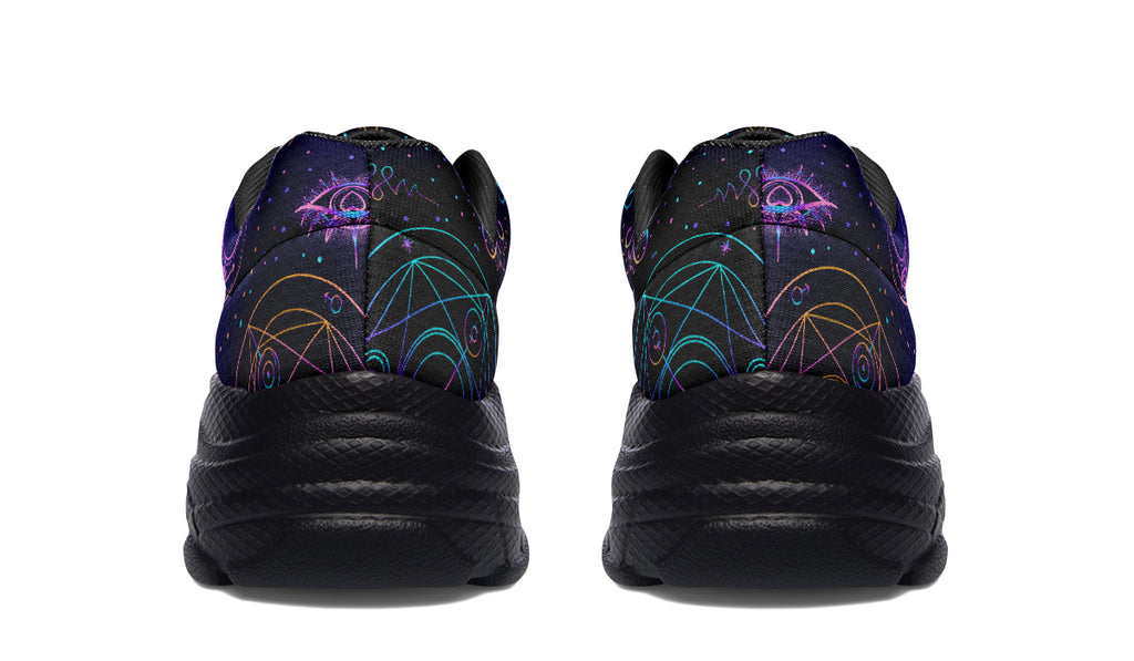 Oracle's Eye Chunky Sneakers - Offbeat Sweetie