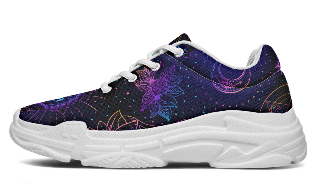 Oracle's Eye Chunky Sneakers - Offbeat Sweetie