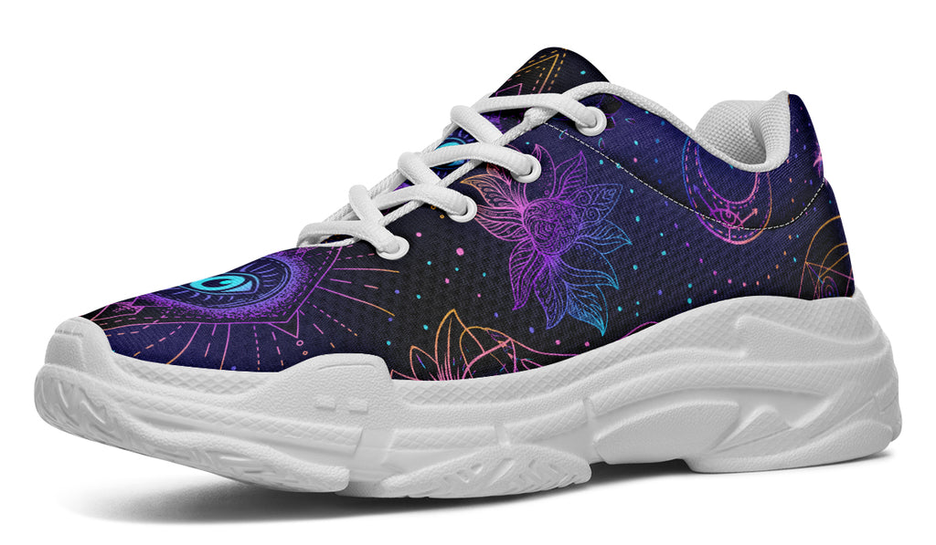 Oracle's Eye Chunky Sneakers - Offbeat Sweetie