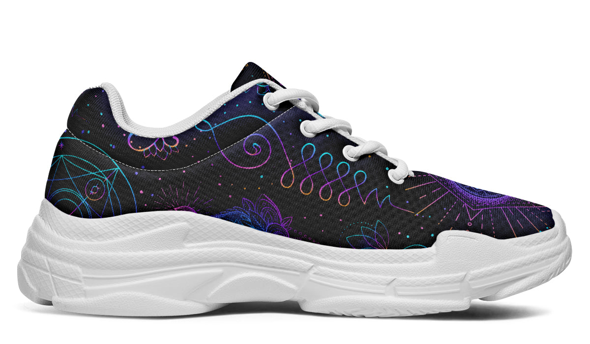 Oracle's Eye Chunky Sneakers - Offbeat Sweetie