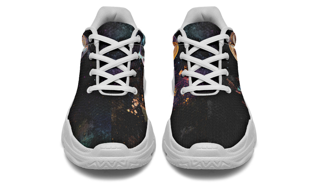 Owls Chunky Sneakers - Offbeat Sweetie