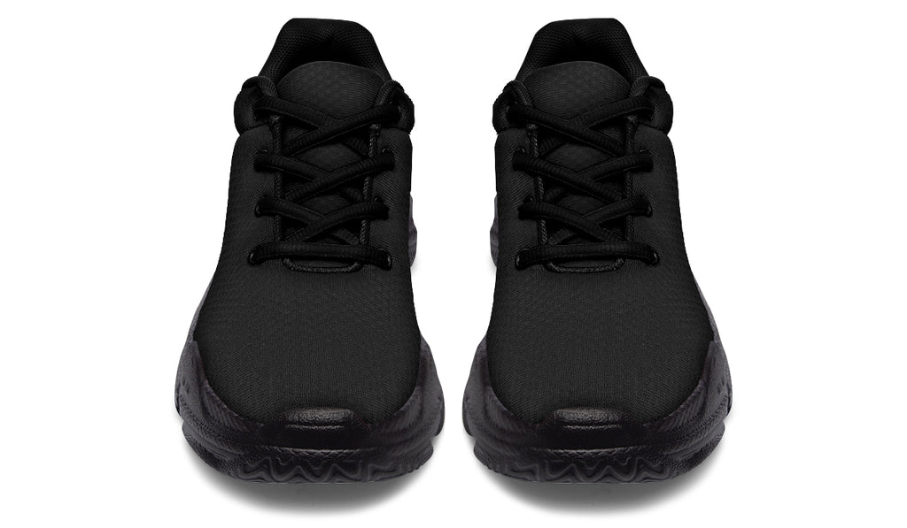 Paint It Black Chunky Sneakers - Offbeat Sweetie