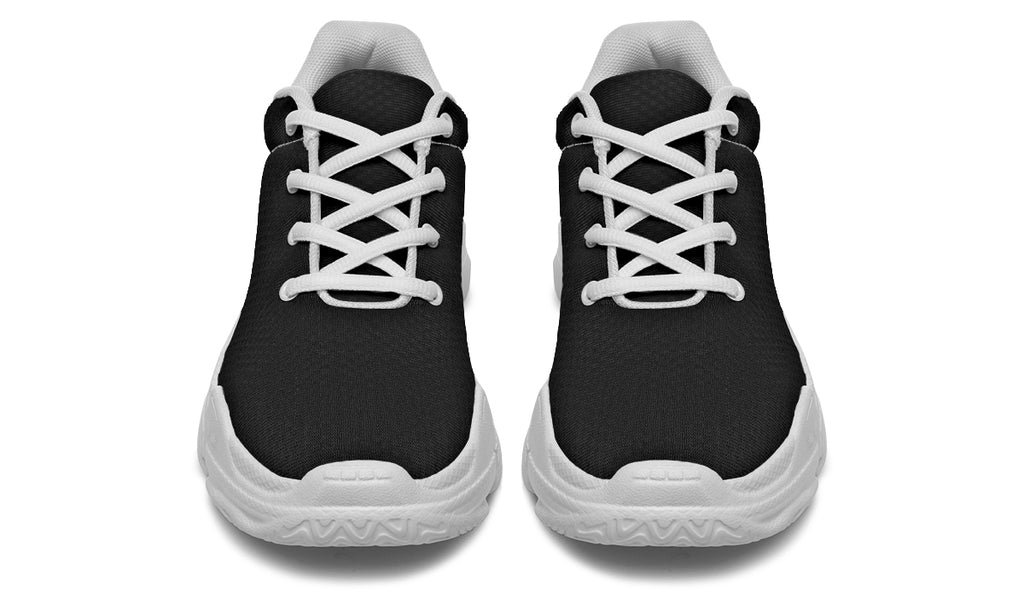 Paint It Black Chunky Sneakers - Offbeat Sweetie