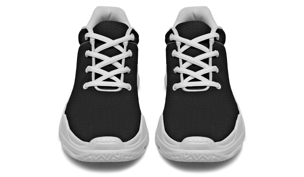 Paint It Black Chunky Sneakers - Offbeat Sweetie