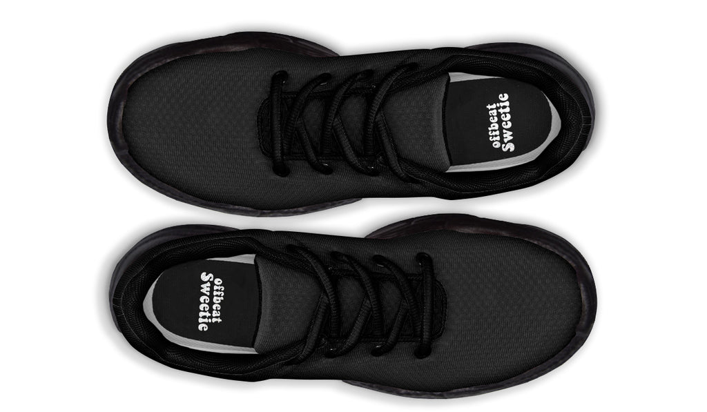 Paint It Black Chunky Sneakers - Offbeat Sweetie