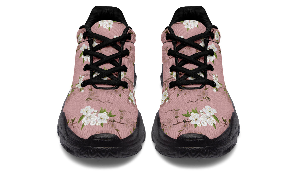 Peach Blossoms Chunky Sneakers - Offbeat Sweetie