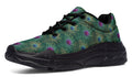 Peacock Feathers Chunky Sneakers - Offbeat Sweetie
