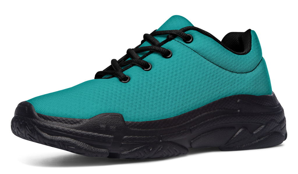 Pennyroyal Teal Chunky Sneakers - Offbeat Sweetie