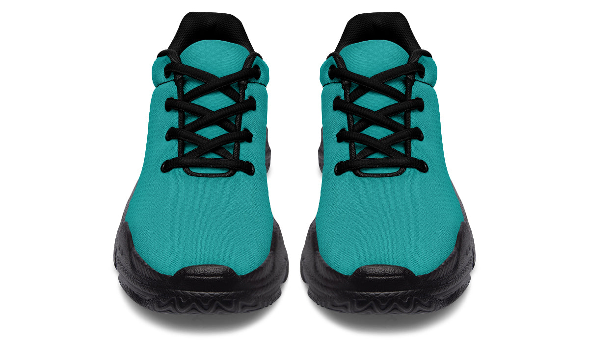 Pennyroyal Teal Chunky Sneakers - Offbeat Sweetie