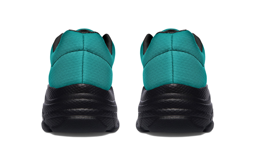 Pennyroyal Teal Chunky Sneakers - Offbeat Sweetie