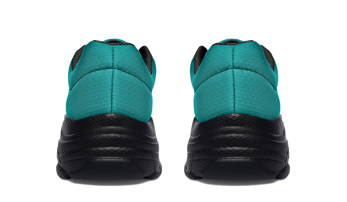 Pennyroyal Teal Chunky Sneakers - Offbeat Sweetie