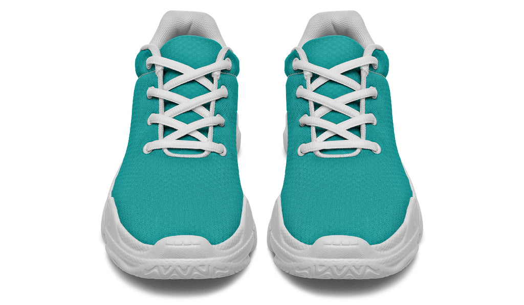 Pennyroyal Teal Chunky Sneakers - Offbeat Sweetie