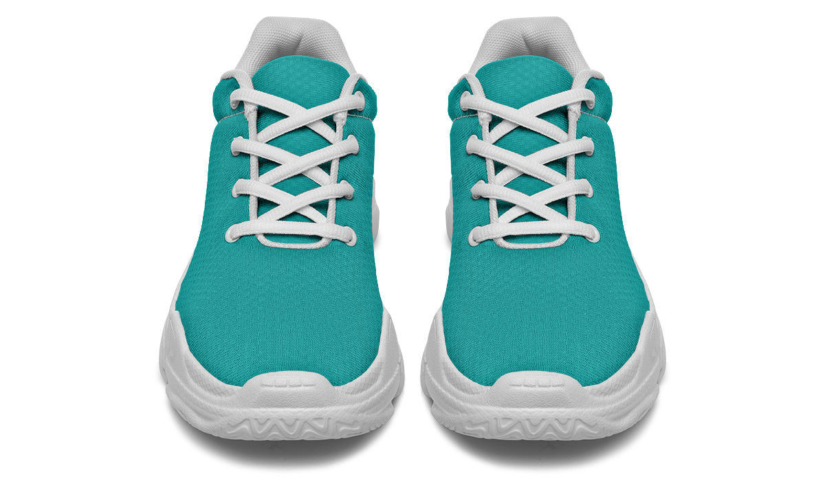 Pennyroyal Teal Chunky Sneakers - Offbeat Sweetie