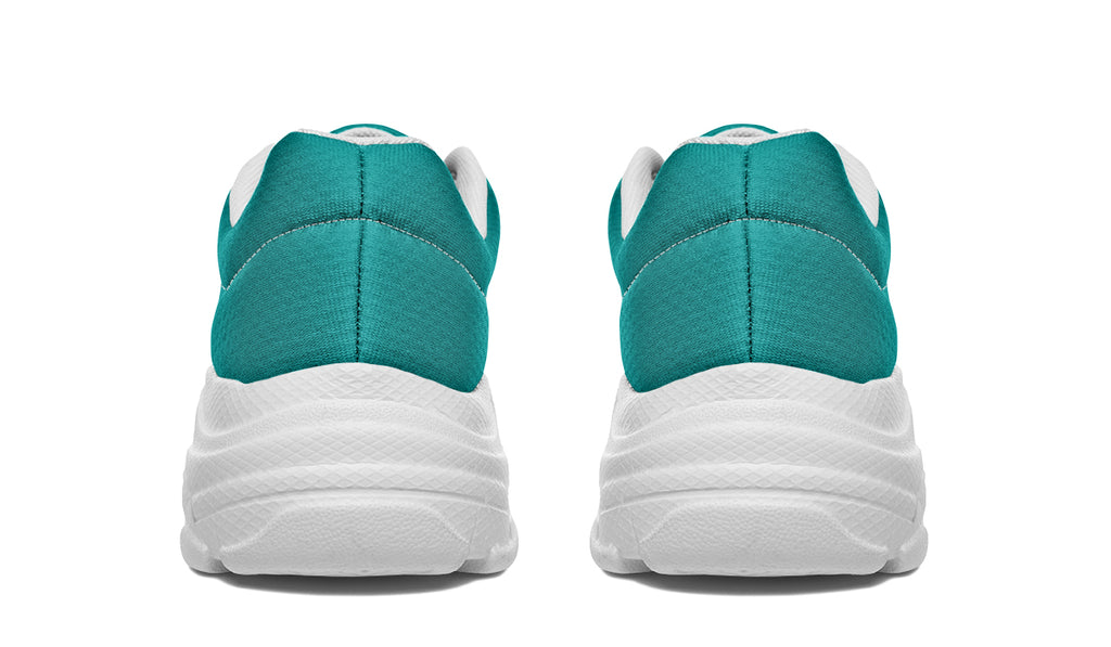 Pennyroyal Teal Chunky Sneakers - Offbeat Sweetie