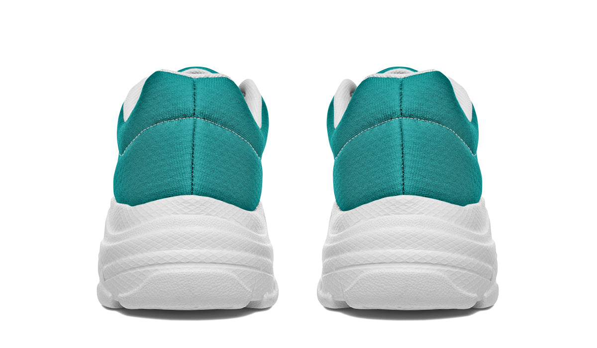 Pennyroyal Teal Chunky Sneakers - Offbeat Sweetie