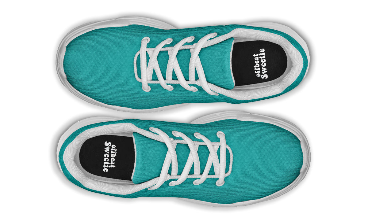 Pennyroyal Teal Chunky Sneakers - Offbeat Sweetie