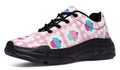 Pink Gingham Cupcakes Chunky Sneakers
