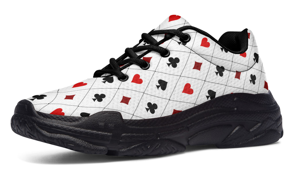 Poker Chunky Sneakers - Offbeat Sweetie