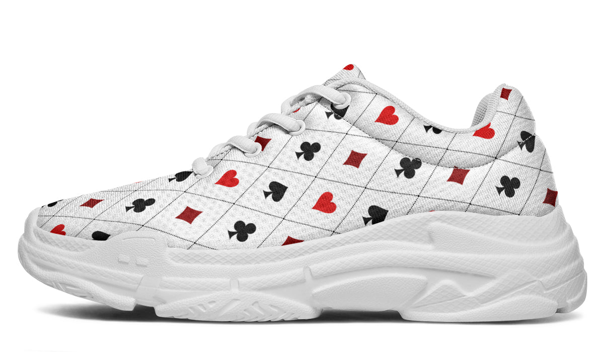 Poker Chunky Sneakers - Offbeat Sweetie