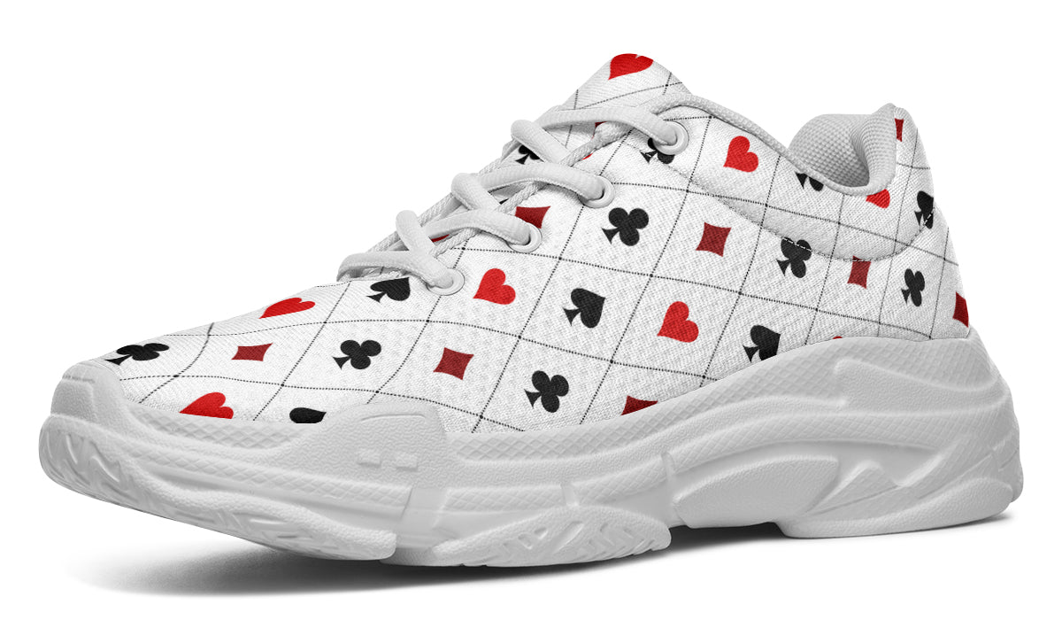 Poker Chunky Sneakers - Offbeat Sweetie