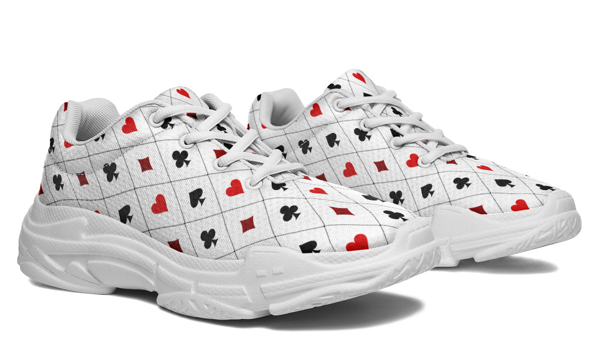 Poker Chunky Sneakers - Offbeat Sweetie