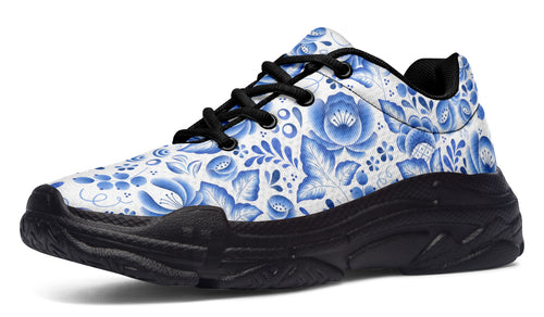 Porcelain Chunky Sneakers - Offbeat Sweetie