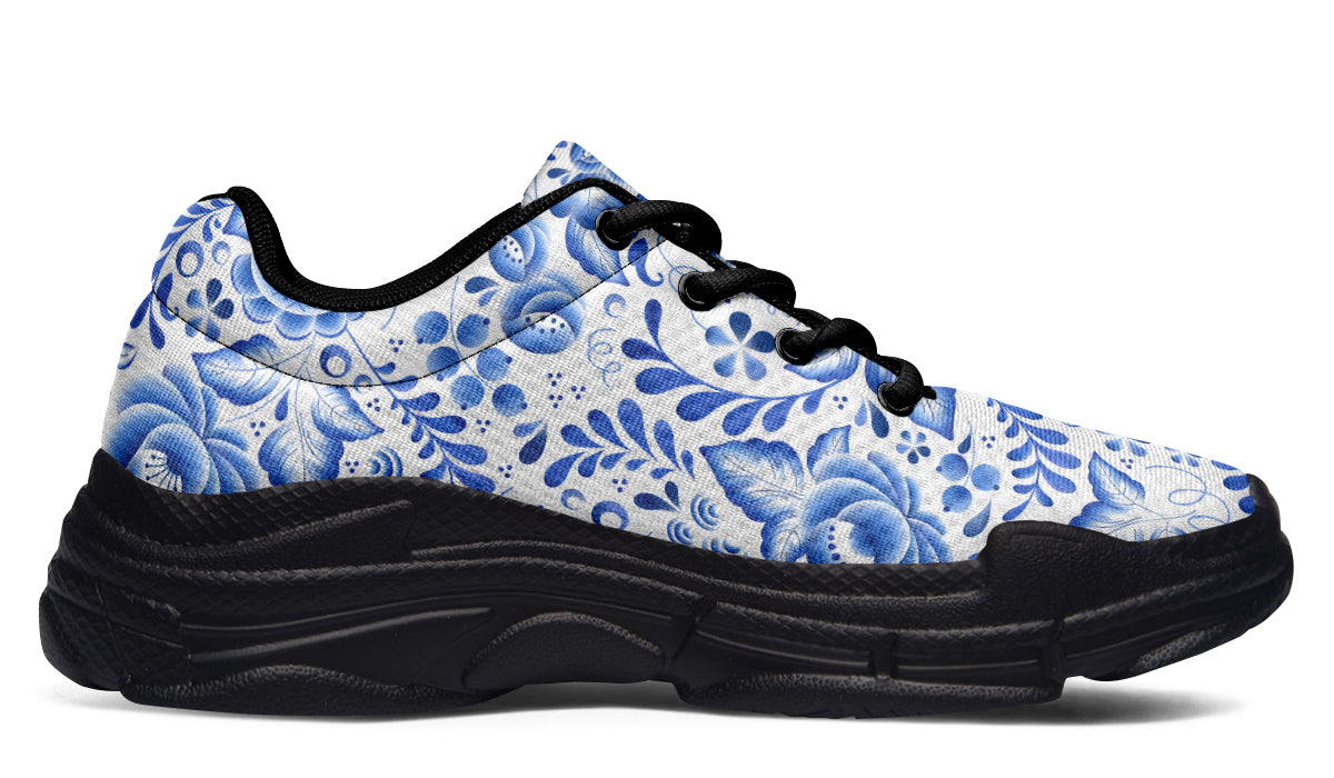 Porcelain Chunky Sneakers - Offbeat Sweetie