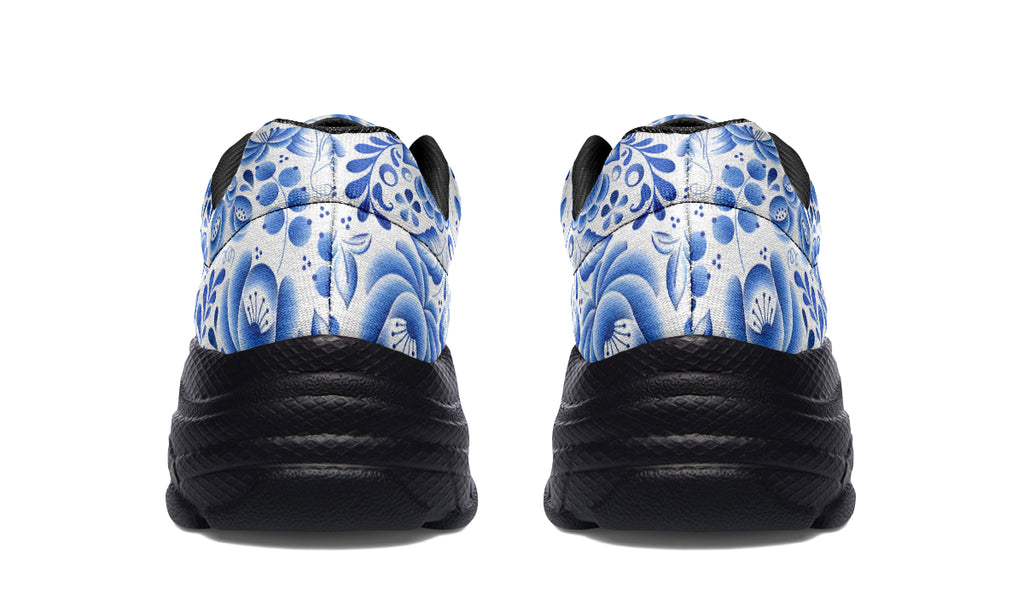 Porcelain Chunky Sneakers - Offbeat Sweetie