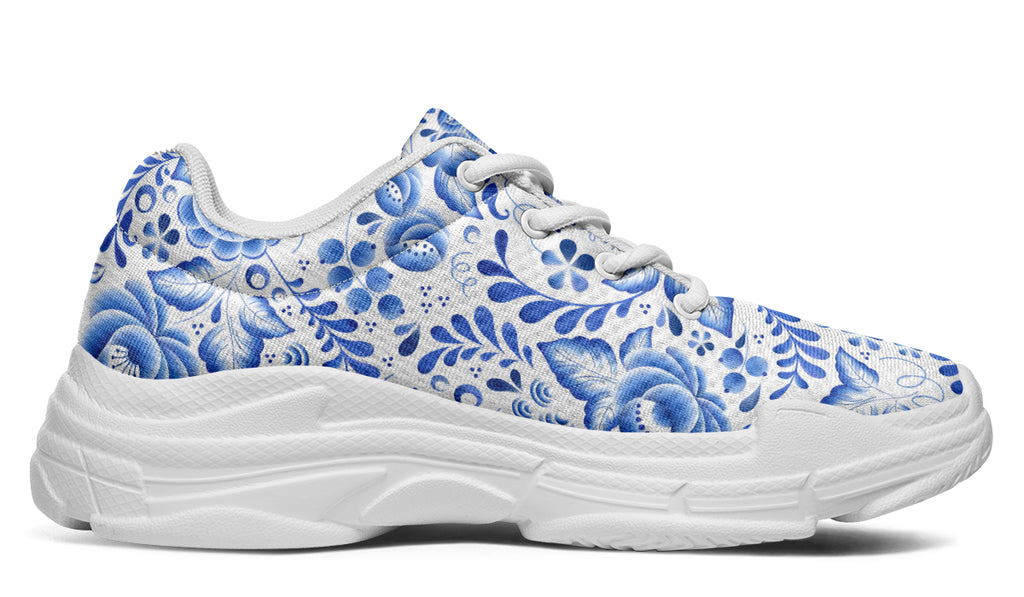 Porcelain Chunky Sneakers - Offbeat Sweetie