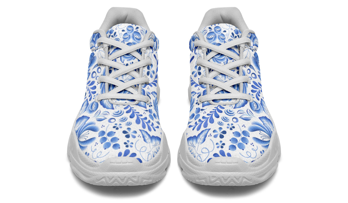 Porcelain Chunky Sneakers - Offbeat Sweetie
