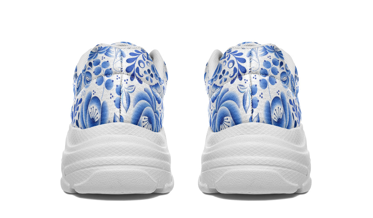 Porcelain Chunky Sneakers - Offbeat Sweetie