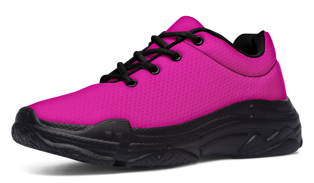 Pretty In Pink Chunky Sneakers - Offbeat Sweetie