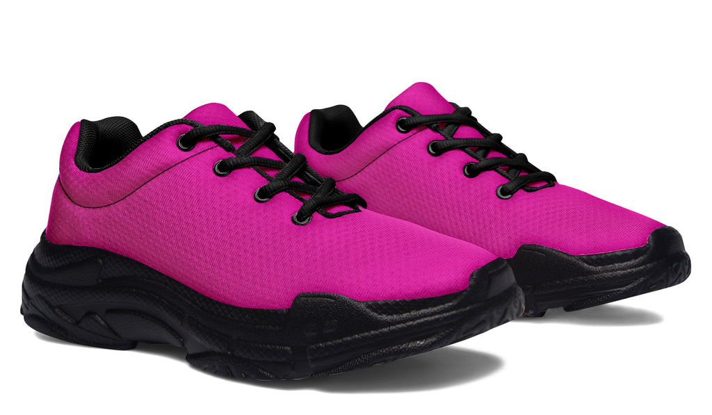 Pretty In Pink Chunky Sneakers - Offbeat Sweetie
