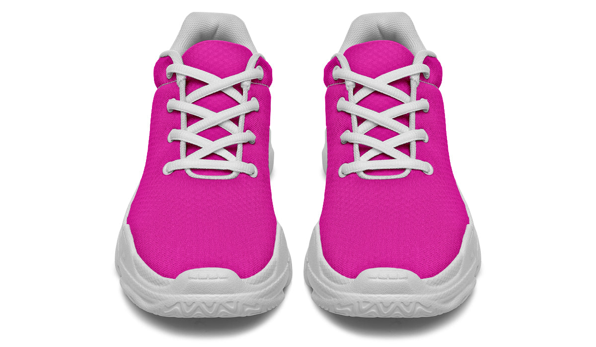 Pretty In Pink Chunky Sneakers - Offbeat Sweetie